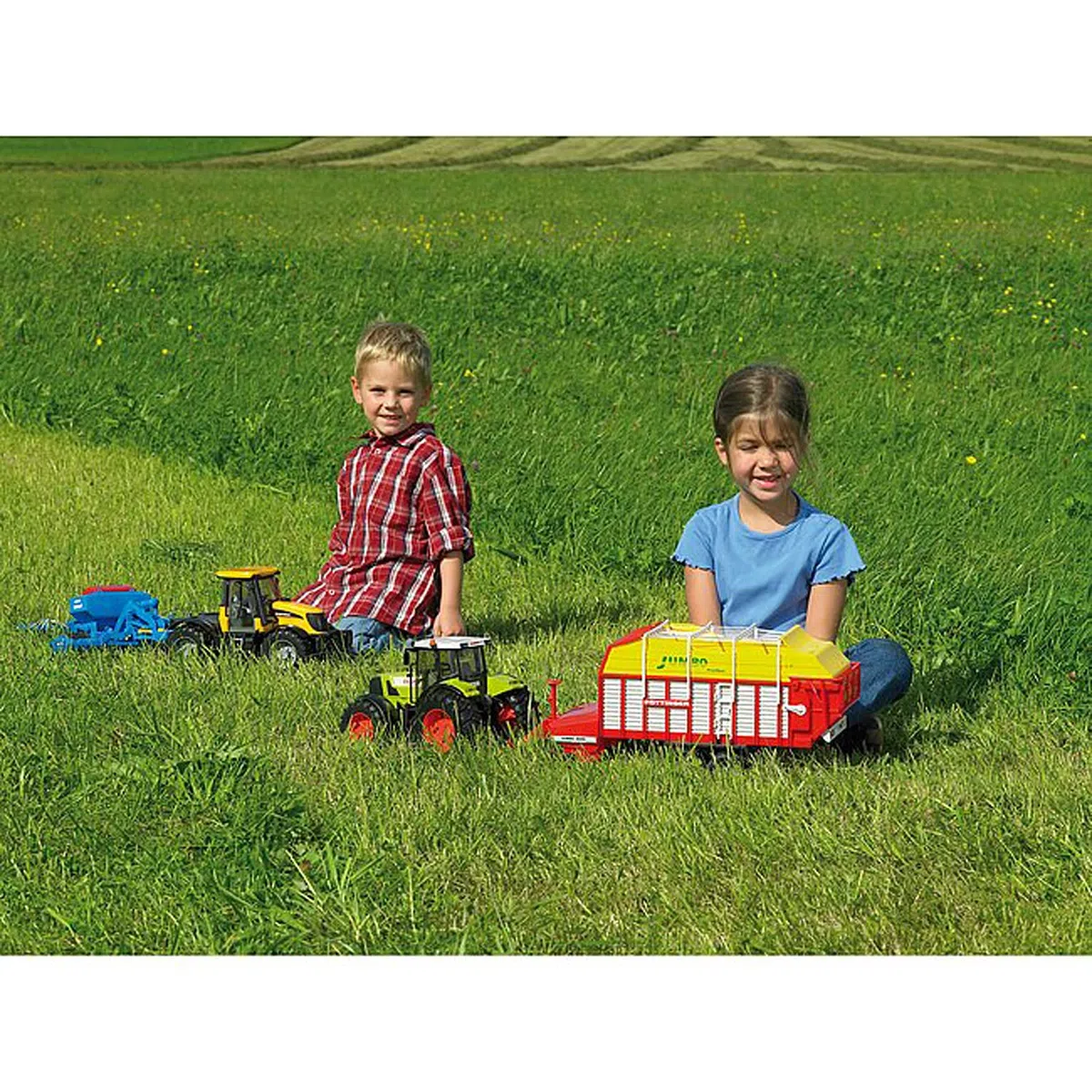 bruder 02026 - Lemken Solitair 9, rimorchio, fattoria, agricoltura, accessori per trattori