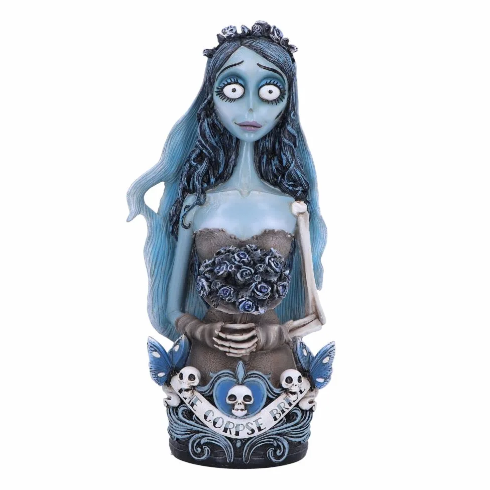 Nemesis Now Busto Emily con licenza ufficiale Corpse Bride, blu, 29,3 cm