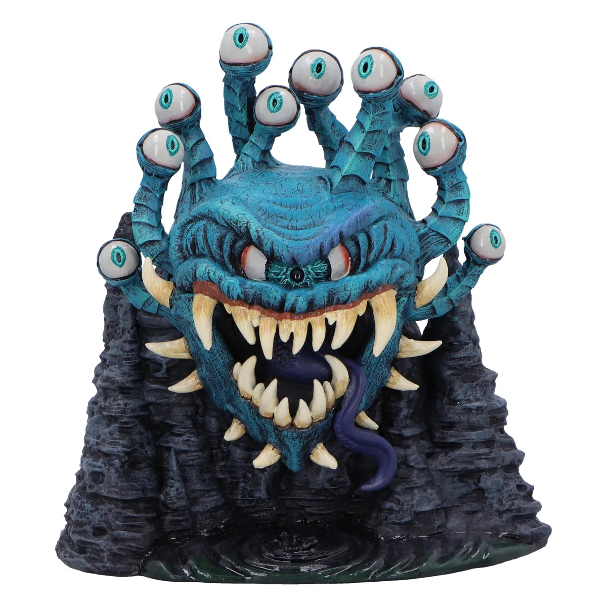 Nemesis Now Dungeons & Dragons Beholder - Scatola per dadi in resina, 15 cm, prodotto ufficiale D&D, design unico, in resina di alta qualità, accuratamente dipinta a mano