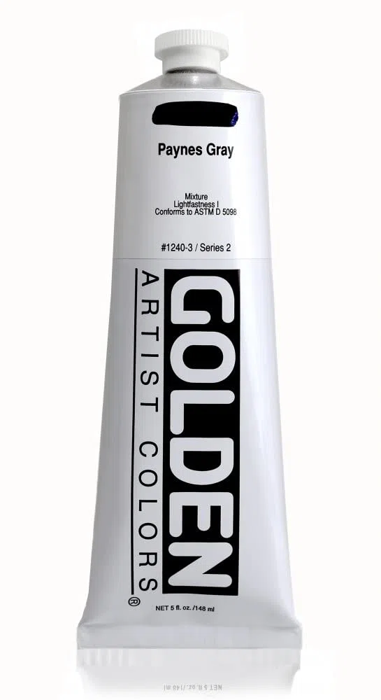 Golden : Heavy Body Acrylic Paint : 150ml : Paynes Grey