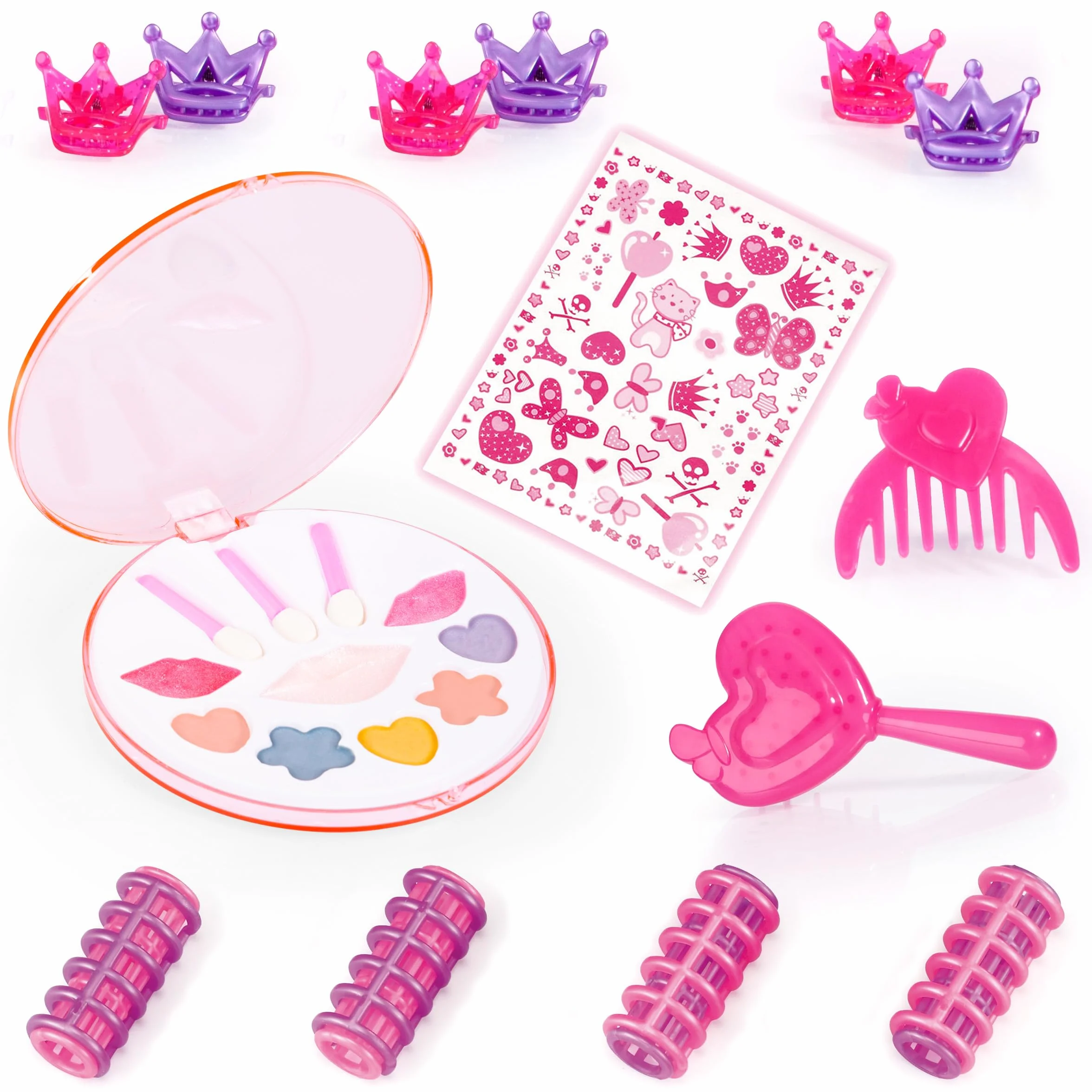 90088AA Bayer Design, Testa da truccare e pettinare Charlene Super Model con Accessori, capelli biondi