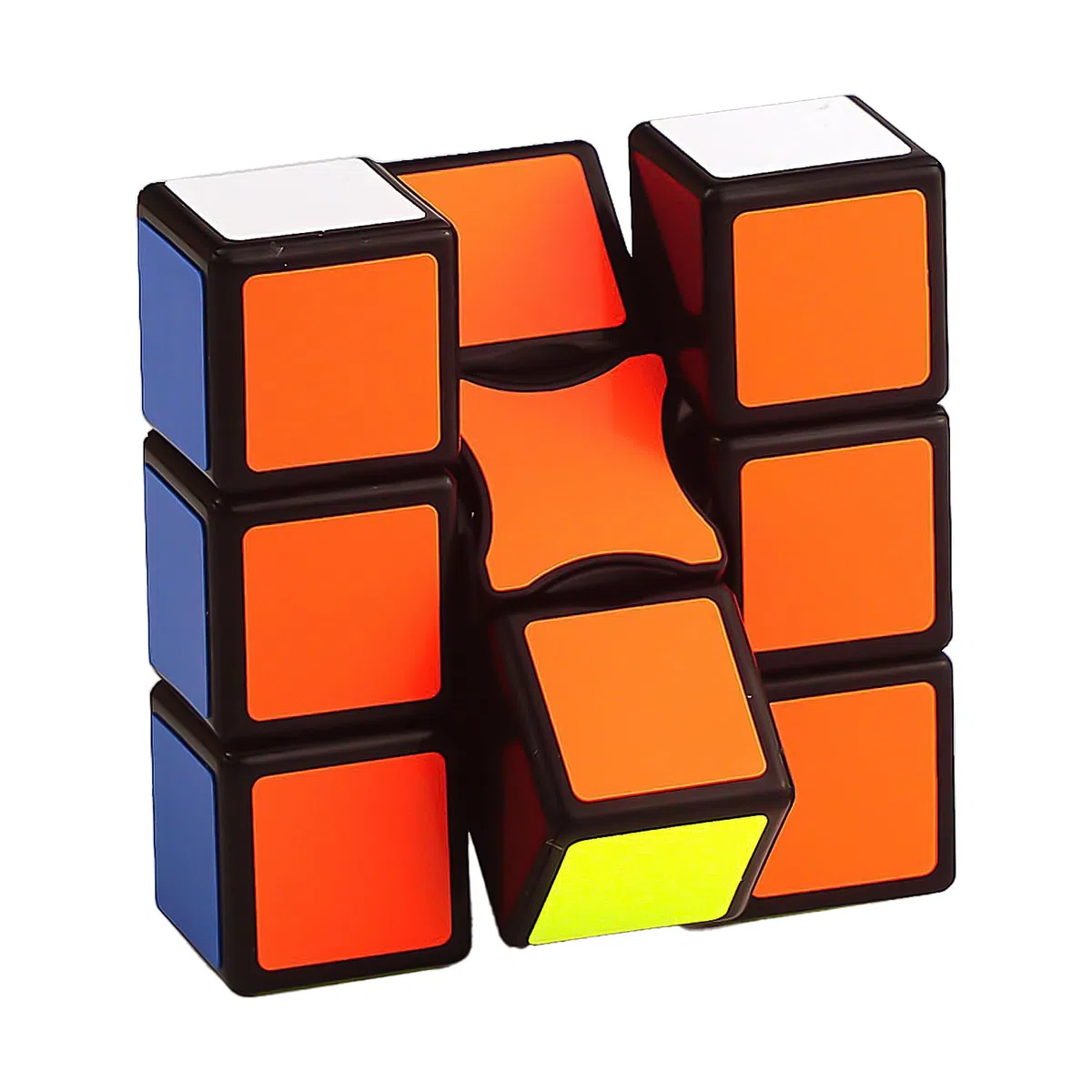 1 pezzo 1 x 3 x 3 giocattoli dadi, giocattolo antistress, dadi trasformatori, mini giocattolo a cubetti, compiti di pensiero, adatto per bambini e adulti (nero)