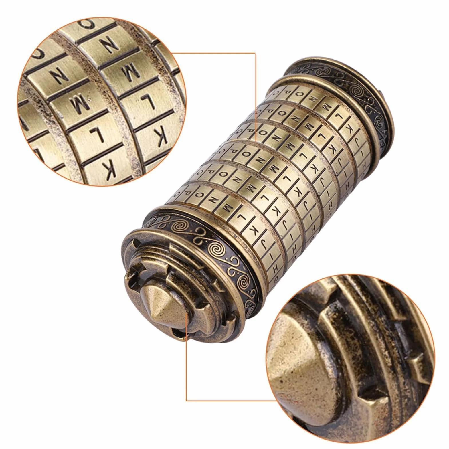 Codice Cryptex Lock Scatola Puzzle Classica per Regali in Denaro, Puzzle Cryptex per Natale, San e Compleanni di Amici e Conoscenti