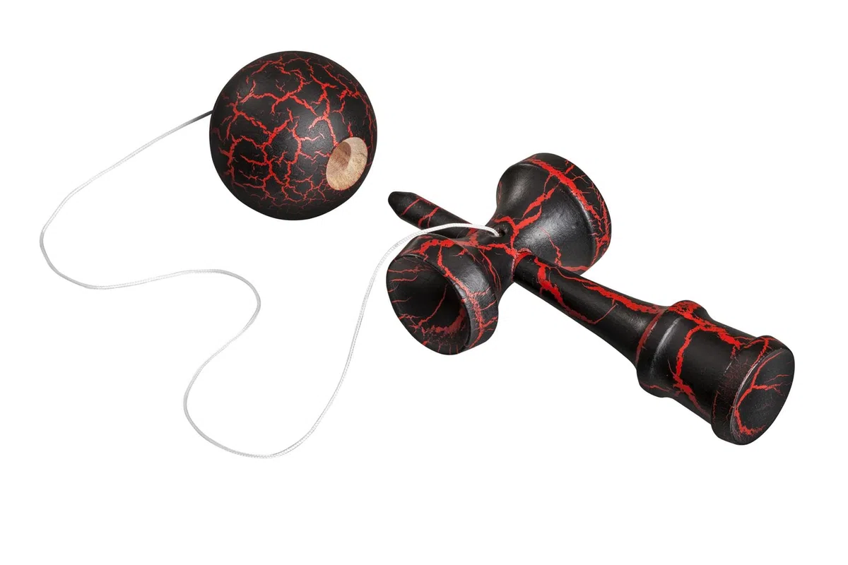 Philos 3804 Kendama Game, Nero-Rosso, Multicolore
