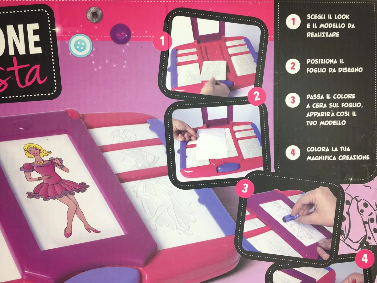 Generico Gioco Gira La Moda Professione Stilista Crea Vestiti e Modelle Fashion Designer Stilista di Moda