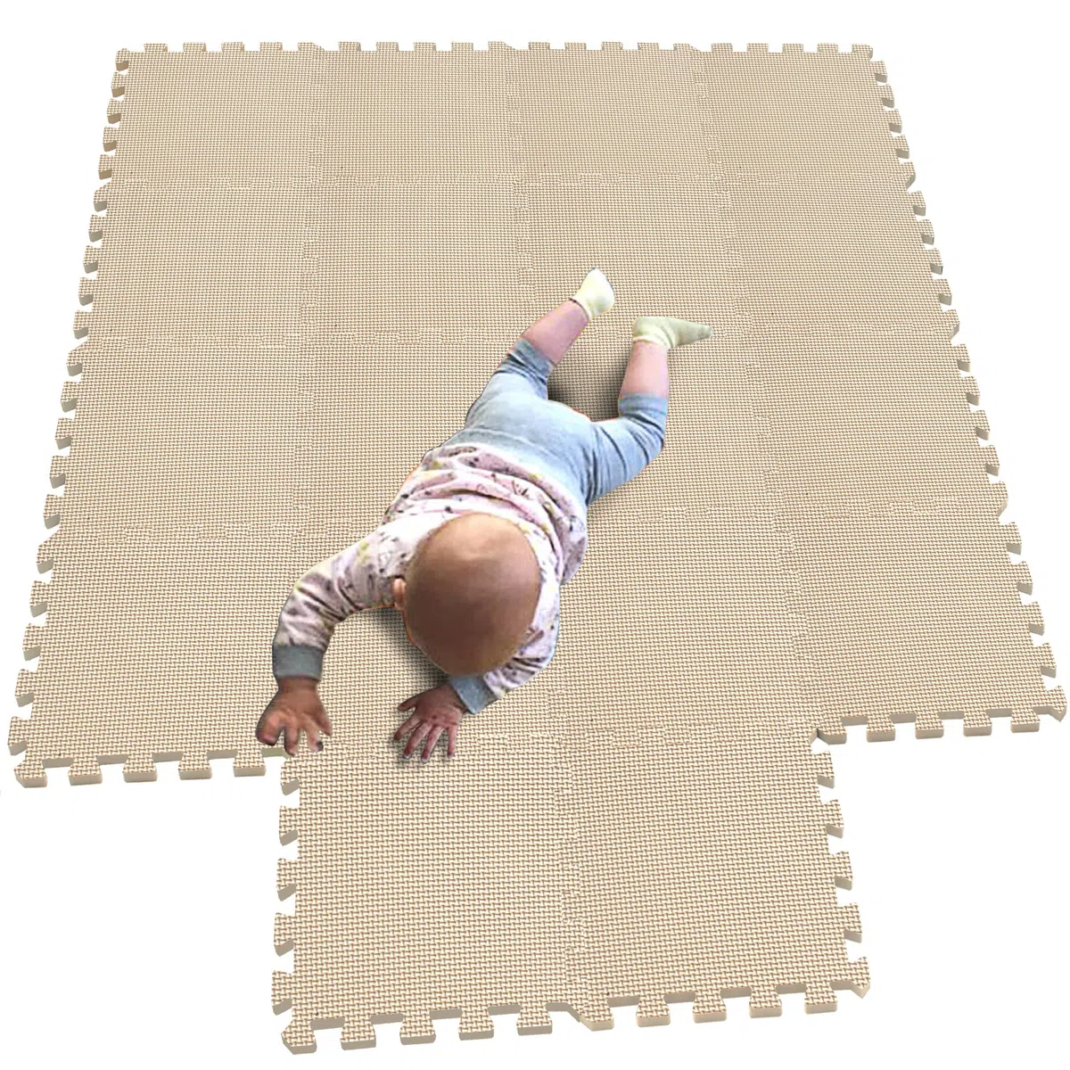 18 pezzi Tappetino puzzle per bambini con tappetino in schiuma per gioco interattivo per bambini e piccoli giocatori G301018-110