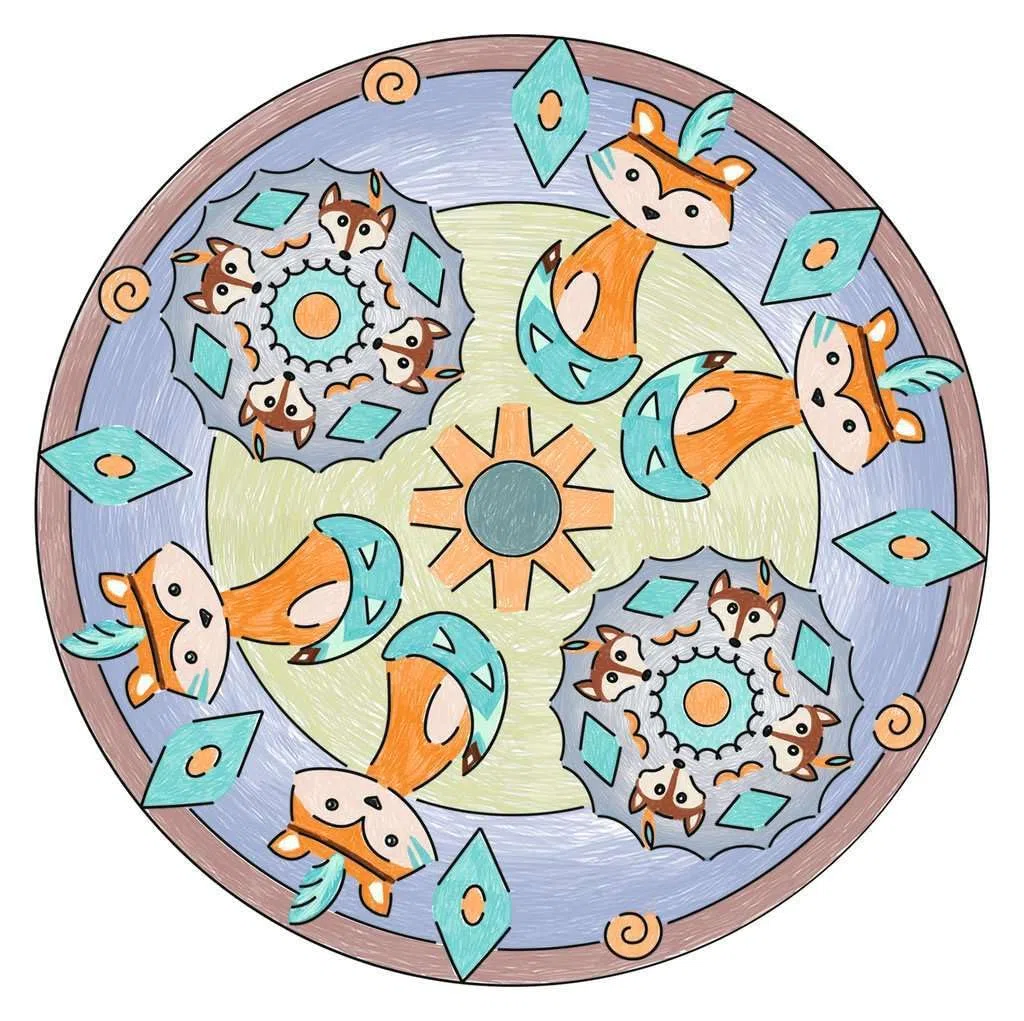 Ravensburger - Mandala Designer Midi, Boho Style Disegnare 6+ Anni, 200191