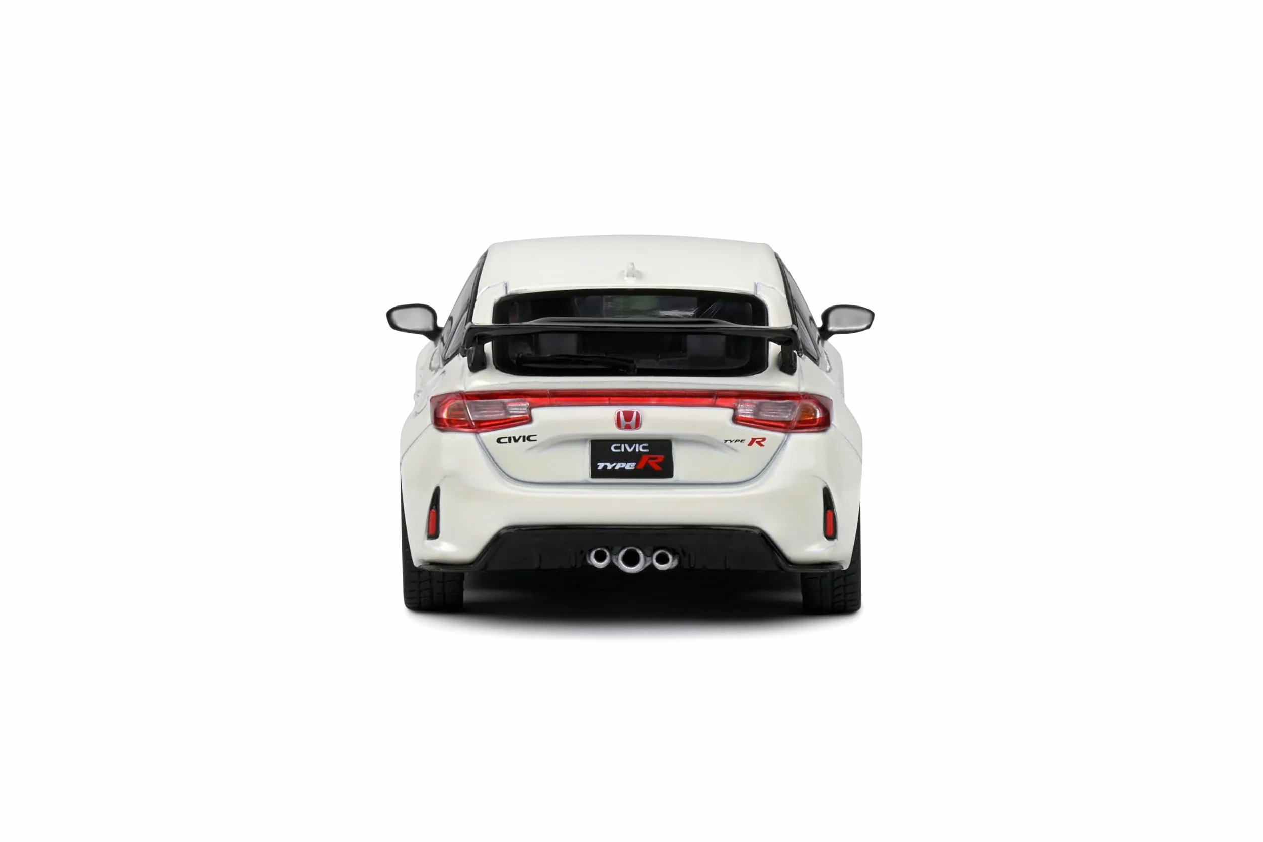 Solido 1:43 Honda Civic Type R 2022 Bianco - Die-Cast Modellino Auto Cartone Finestra con Base in plastica 421438110