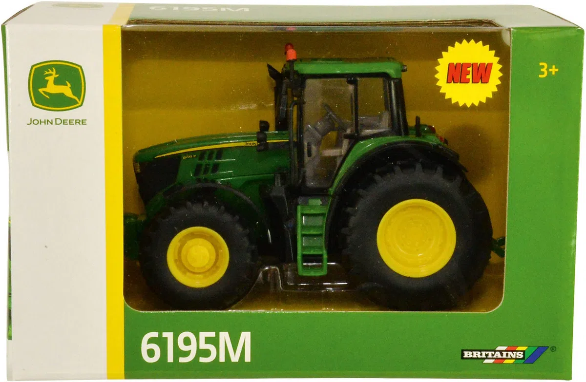 Britains 43150 – Trattore John Deere, 6195 M, unisex-child, multicolore
