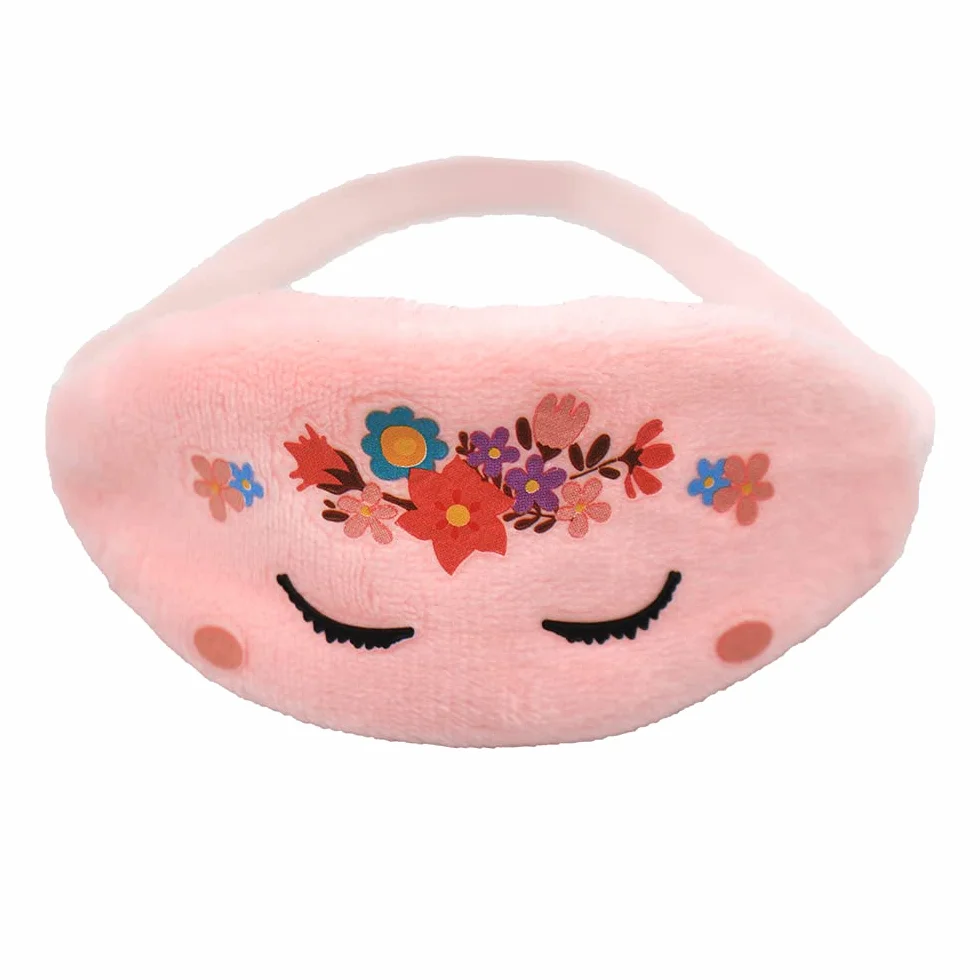 ZWOOS Sacco a Pelo per Bambole con Maschera per Dormire, Accessori Morbidi per Bambole da 25-38 cm