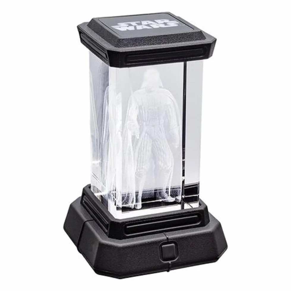 Lampada 3D Olografica Darth Vader Luce LED Collezionabile Ufficiale Star Wars, Accessorio da Scrivania & Regalo