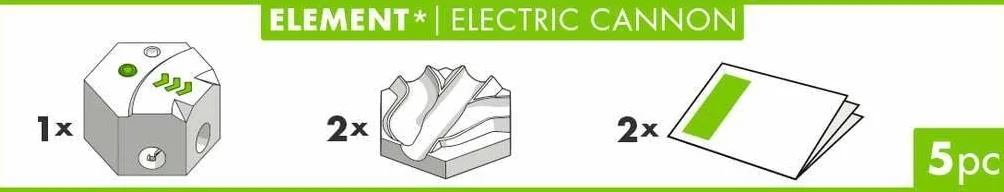 Cannone elettrico Ravensburger GraviTrax POWER Element 23745 - prolunga elettronica per la tua pista da baseball - giocattoli da corsa e da costruzione in marmo a partire da 8 anni