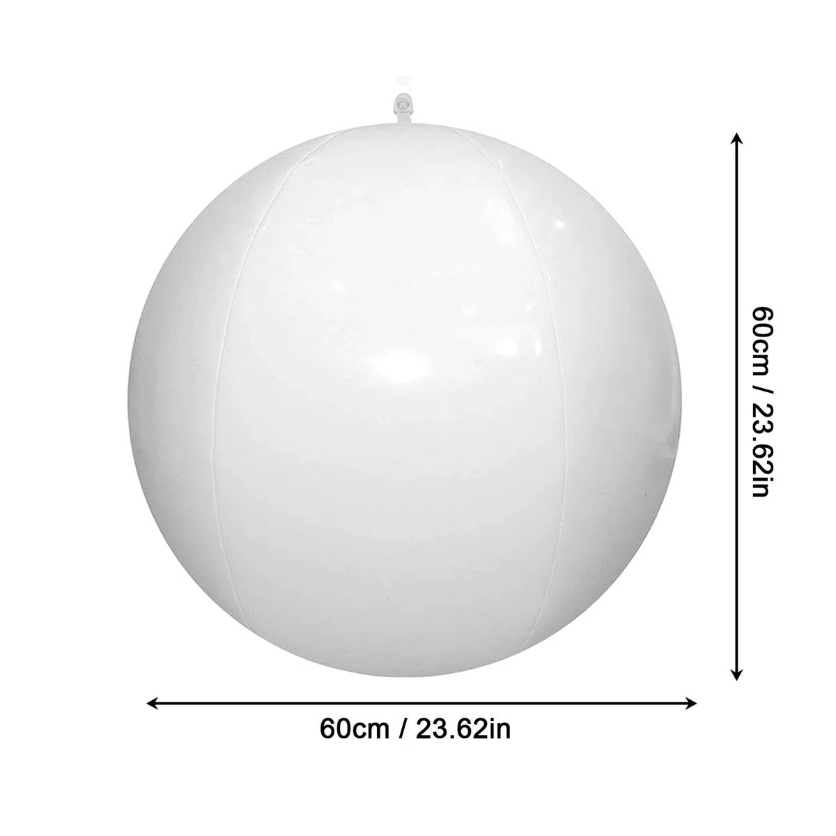 Palloni Luminosi Gonfiabili Per Piscina,Telecomando LED 4 Modalità 60 cm,Giocattoli Da Spiaggia Per Feste - Per Piscina Acquatico Cortile Patio Campeggio Riunioni Di Famiglia Feste