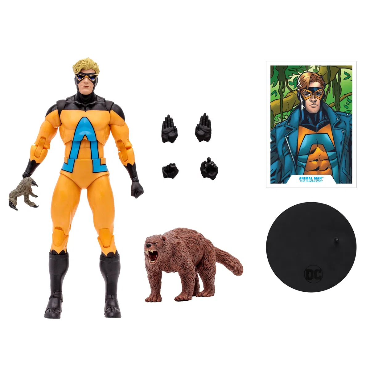 DC Multiverse Animal Man (The Human Zoo) Gold Label - Action figure da 17,8 cm