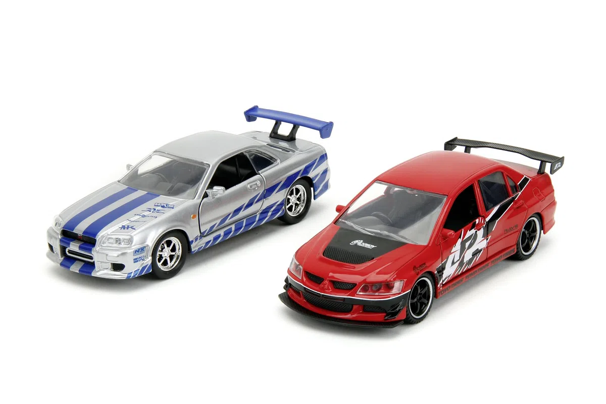 Jada Toys Fast & Furious Twin Pack 1:32 Wave 4/2 giocattolo auto modellino auto set da gioco