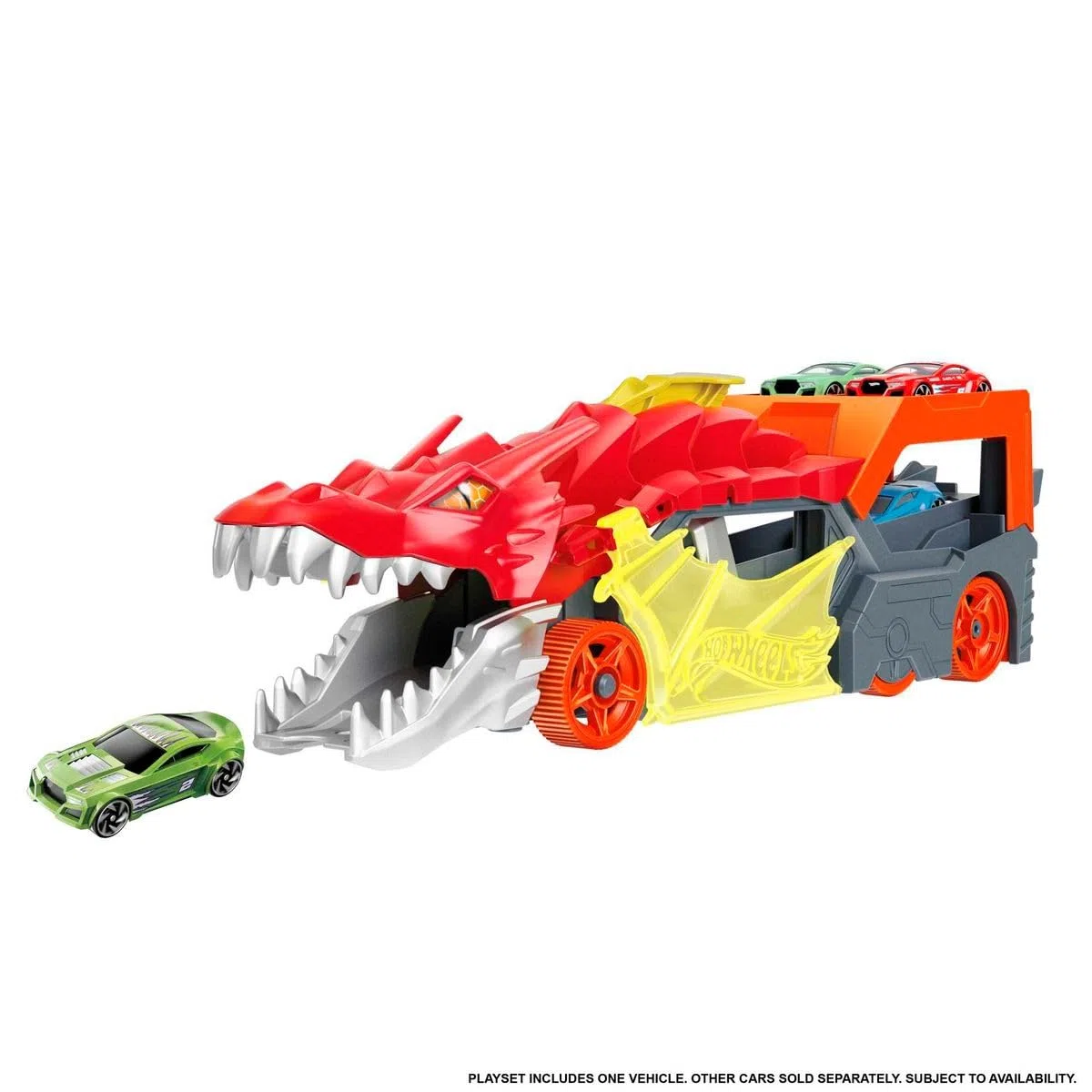 Hot Wheels Mattel Dragon Launch Transporter Playset
