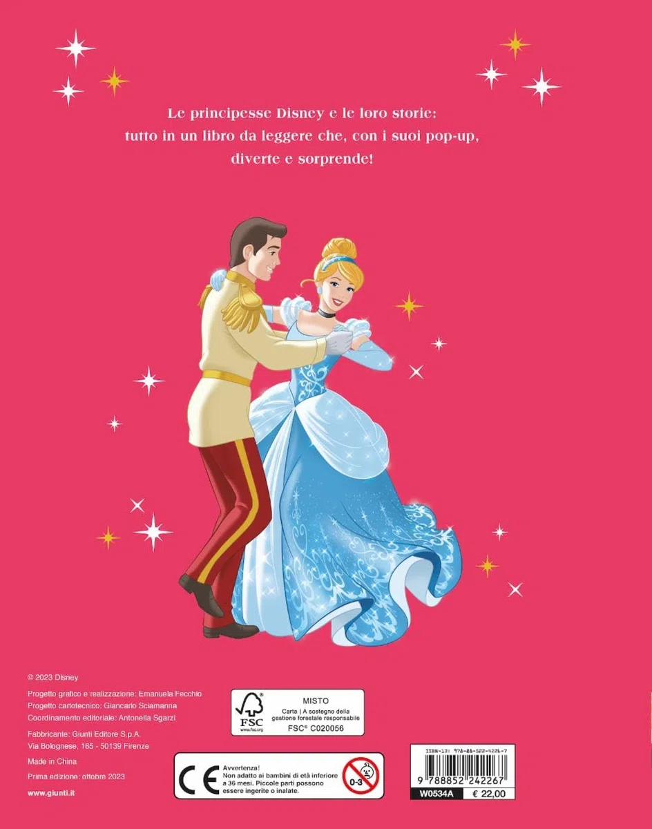 Principesse Disney. Libro pop-up. Ediz. a colori