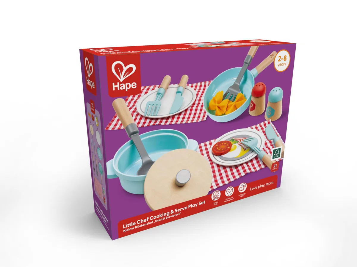 Hape Set per Cucinare e servire