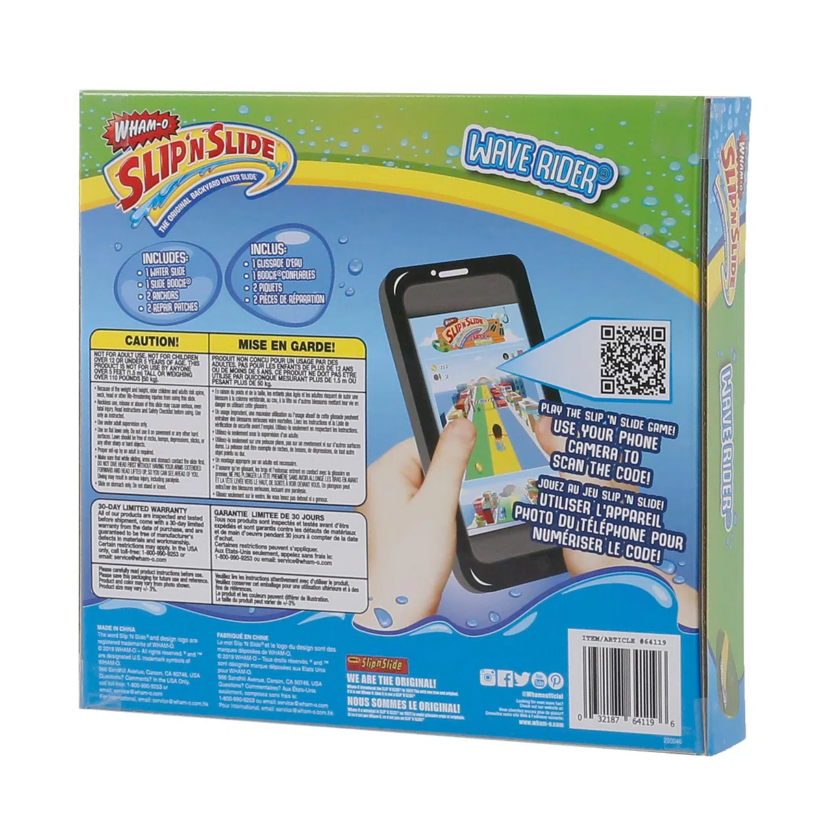 Wham-O 64119 Slip N Slide Wave Rider, multicolore