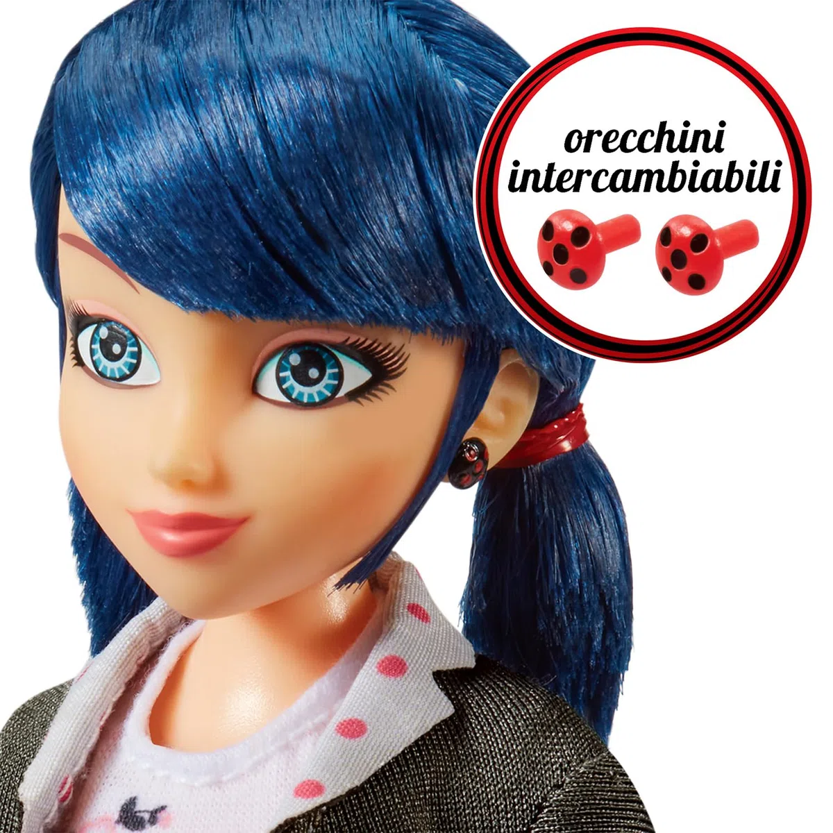 BANDAI - Miraculous - Bambole Marinette e Ladybug - Bambola da 26 cm e due outfit - Giocattolo Miraculous - Bambola articolata - Licenza ufficiale - Giocattolo per bambini di 4 anni e più - P50355