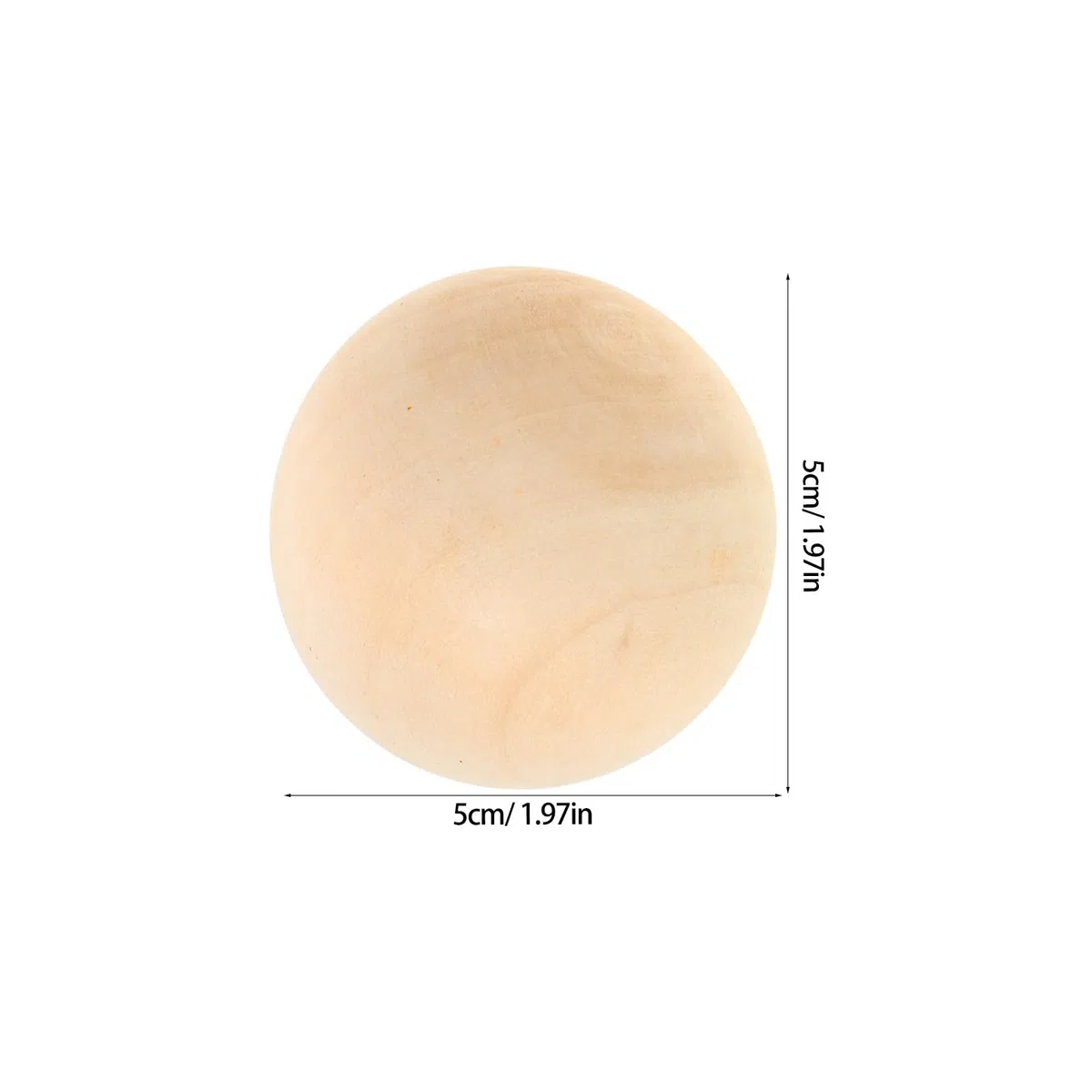 15 Palline da Hockey in Legno Beige per Giochi Indoor, Resistente ai Danni Potenza di Tiro Precisa, per Allenamento di Hockey e Partite