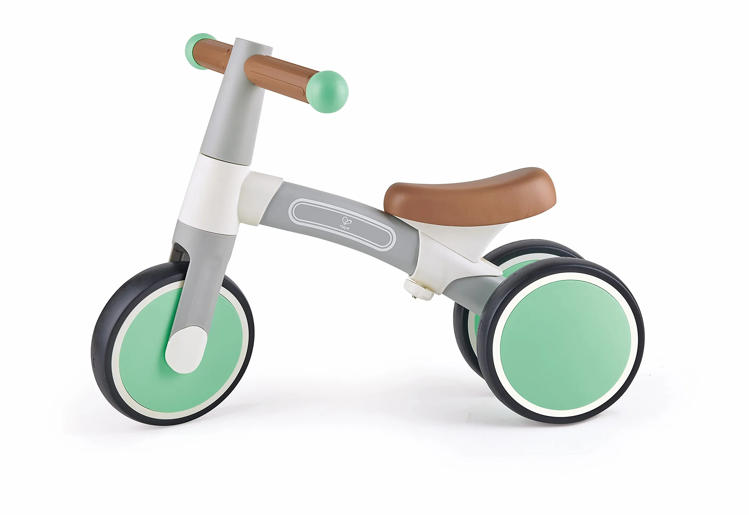 Hape - Triciclo Verde senza pedali | Balance Bike leggera a 3 ruote per migliorare l’equilibrio e le abilità motorie dei bambini dai 18 mesi