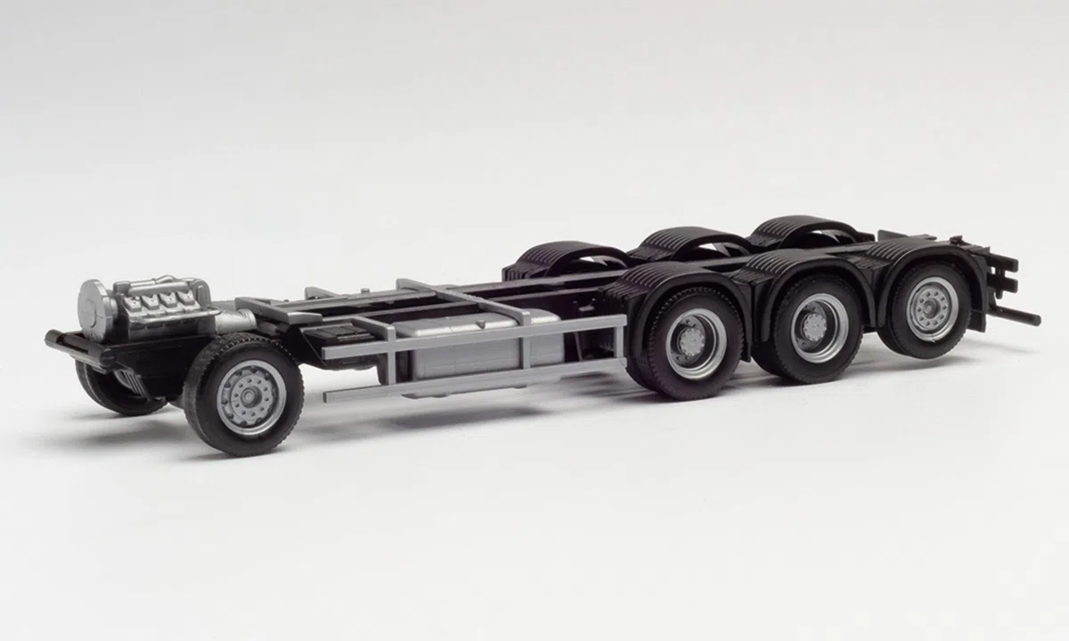 herpa Scania CR/CS 085182 - Telaio a 4 assi in miniatura per artigianato, collezionismo e regalo, multicolore