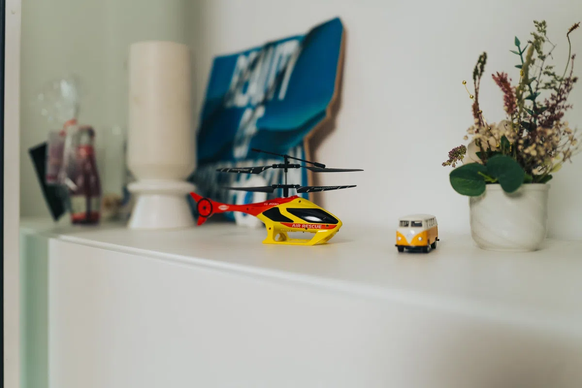 Carson Cyber Copter Rescue 2.4GHz 100% RTF – Elicottero, per principianti, RC Heli, giocattolo radiocomandato, telecomandato
