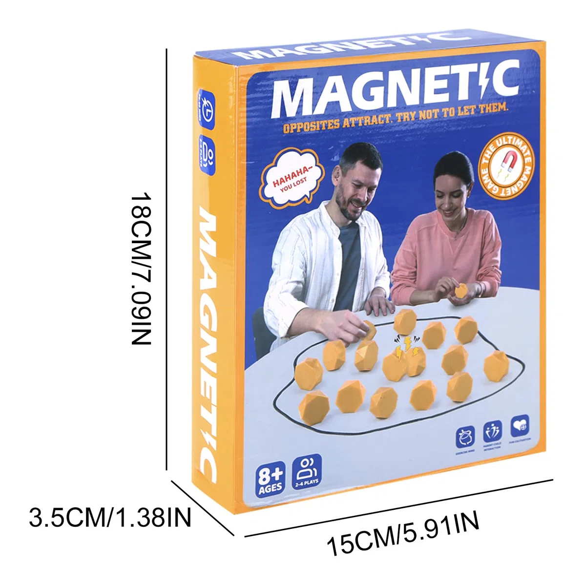 Gioco di Scacchi Magnetico Generico, Portatile e Strategico con Tavola Magnetica per Bambini e Adulti, Puzzle da Tavolo per Famiglia, Viaggio e Serate di Giochi con Corda e Pietre