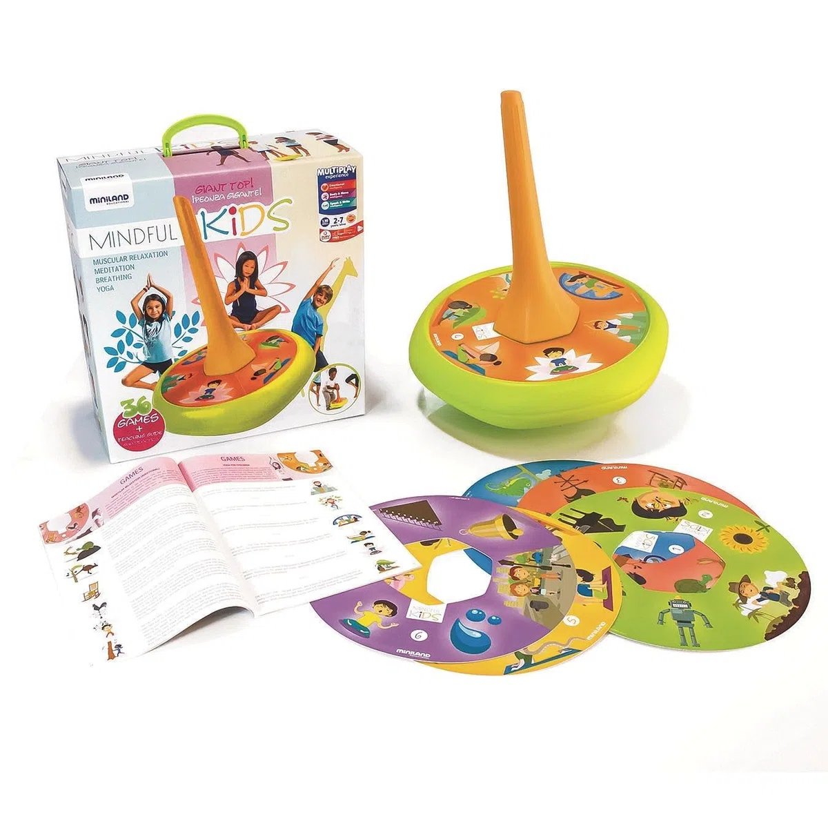 Miniland 31898 Mindful Kids trottola per Yoga e rilassamento