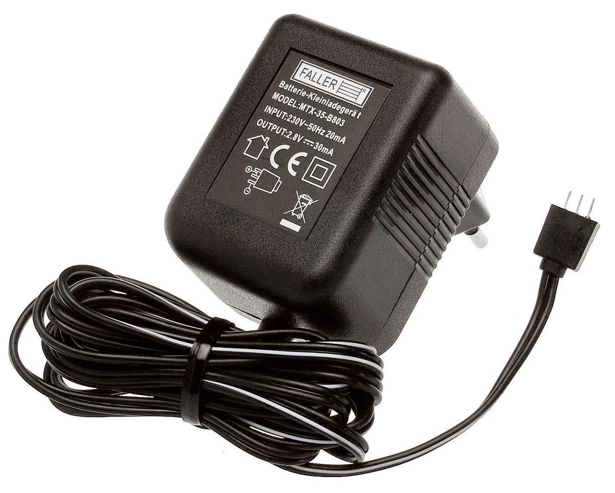 FALLER Fa 1690 - Caricabatteria per Batteria, 11,5 x 7 x 5 cm
