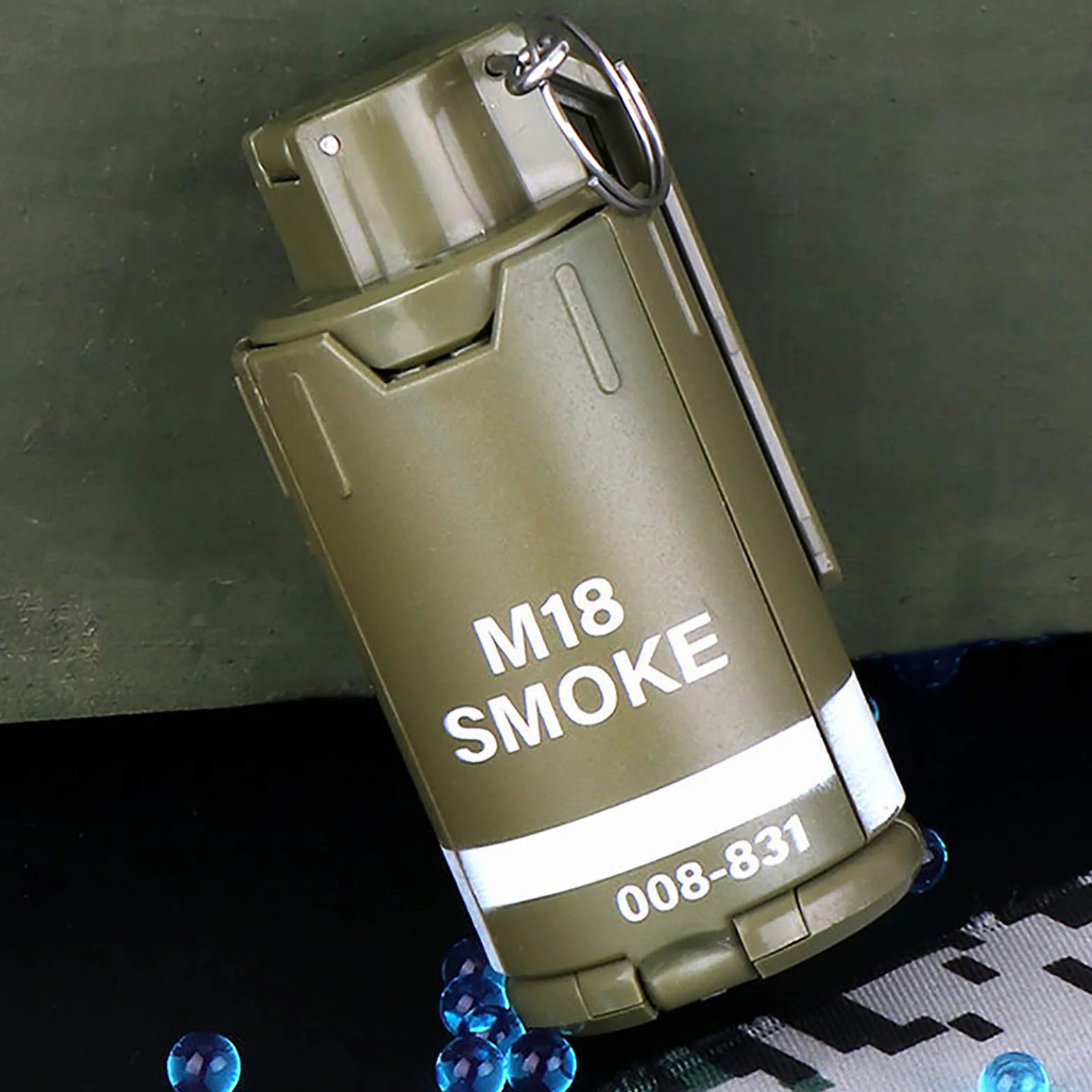 Bombe a mano Giocattolo dell'esercito Tactical CS Perline d'acqua Giocattoli di granata softair Battle Water Game Balls Refill BB Shower Rival Role Playing Game Dress Game Set Regalo per 14+