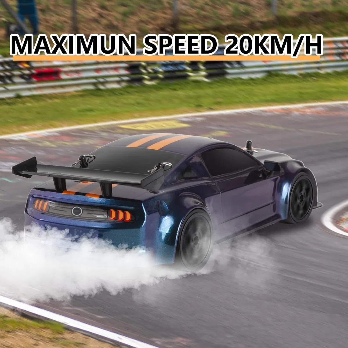 iBlivers Macchina Telecomandata RC Drift 1:14 Telecomando Auto 4WD Veicolo ad Alta Velocità da corsa RC Drifting Auto Regali Giocattoli per Ragazzi Bambini