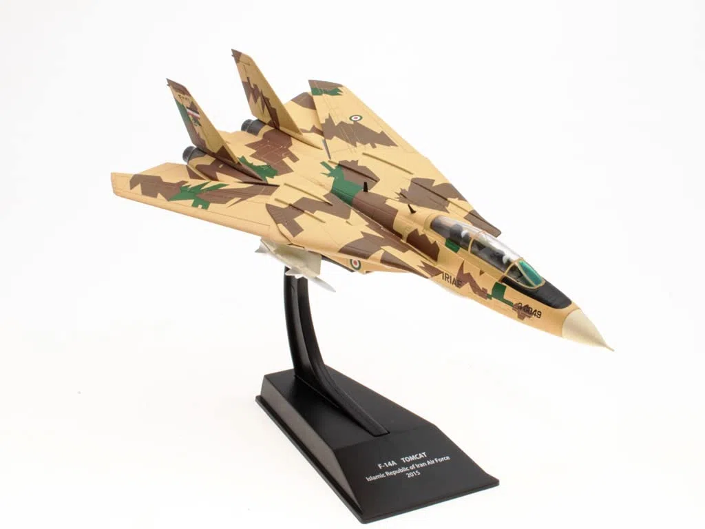OPO 10 - Aereo da Caccia Militare 1/100 Compatibile con F-14A Tomcat Repubblica Islamica dell'Iran Air Force 2015 - con Ali spiegate - CP58