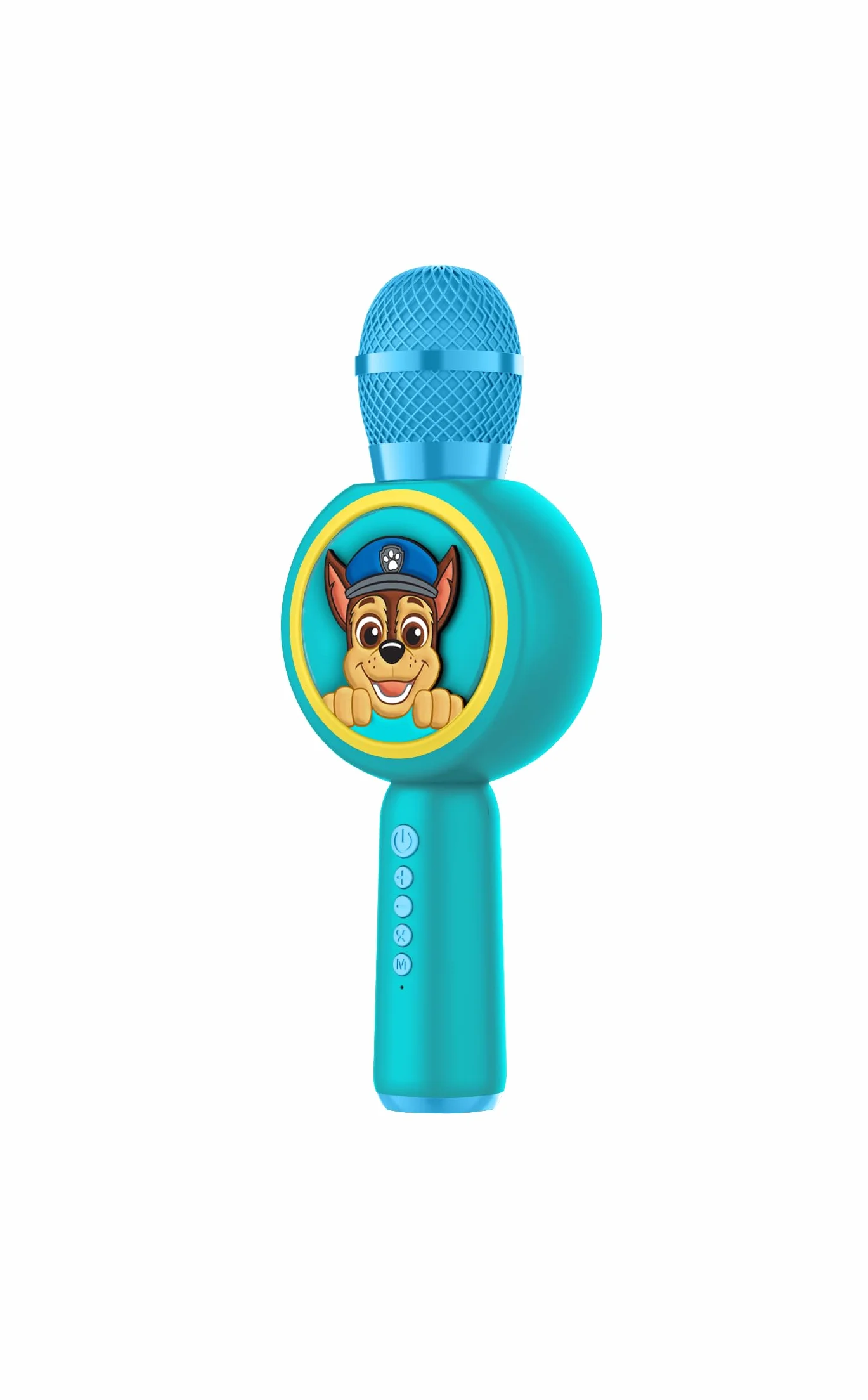 OTL Technologies PAW263 Paw Patrol Popsing - Microfono wireless per karaoke con modalità cambia voce, con luce LED, colore: blu