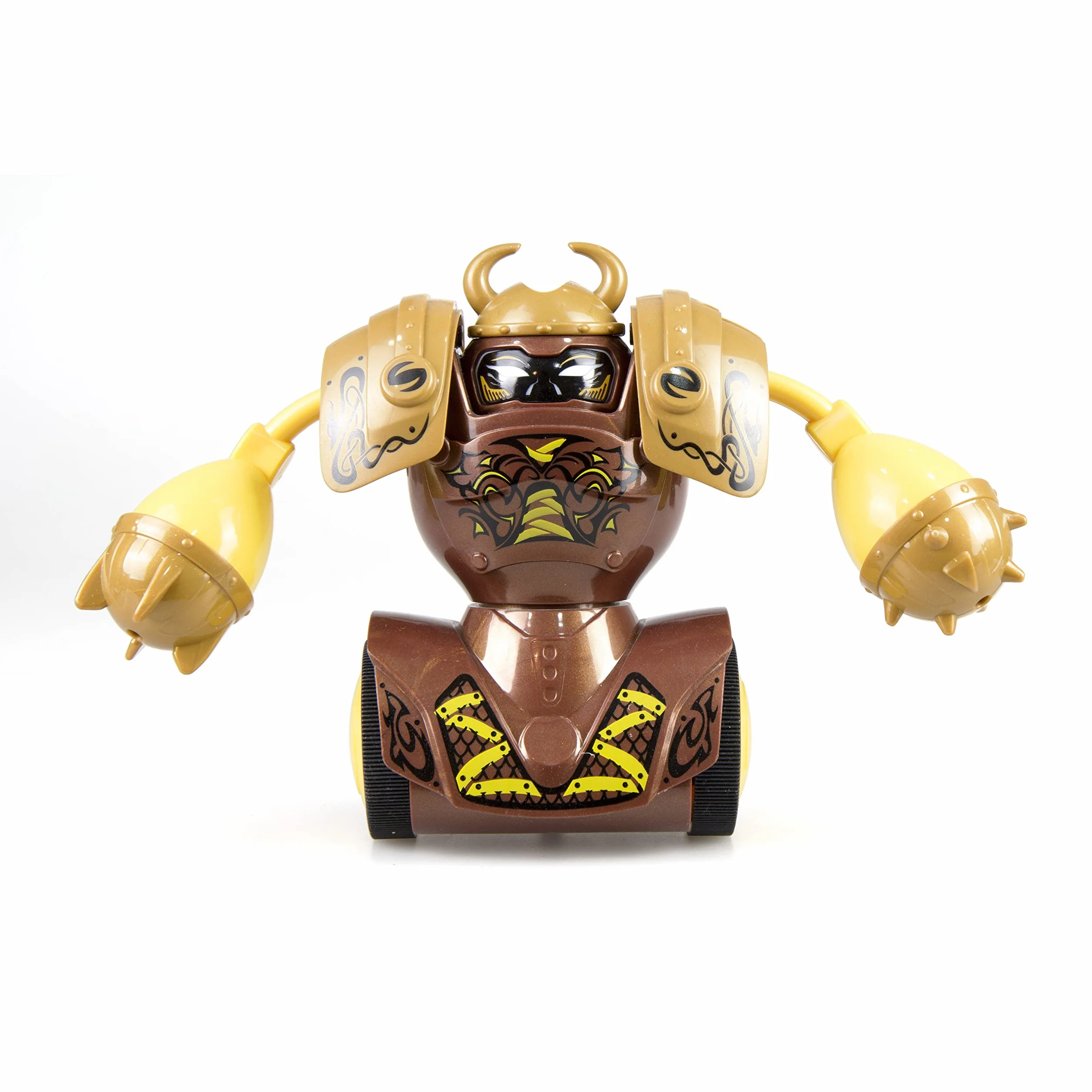 Silverlit - YCOO - Pack 2 Robot Kombat Viking Remote Control - Imballaggio organico - 14 cm - Spingere e colpire il tuo avversario per sbarazzarsene - Un giocattolo per bambini dai 5 anni in su