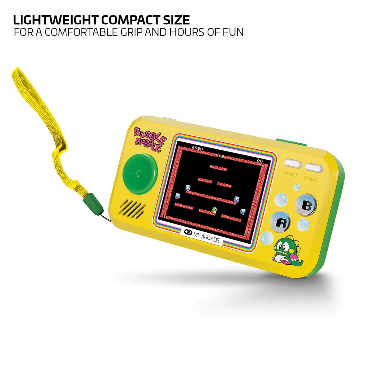 My Arcade Pocket Player Bubble Bobble Retro Console One Size