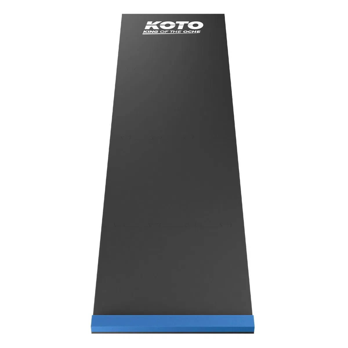 KOTO - Tappeto Dart Puzzle Blu 237 x 60cm + Oche, Indicatore del Punteggio, Antiscivolo, Protegge Pavimento e Freccette