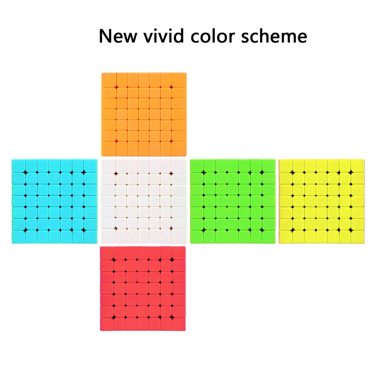 Speed Cube Stickerless 7x7 Magico Cubo Velocità Puzzle