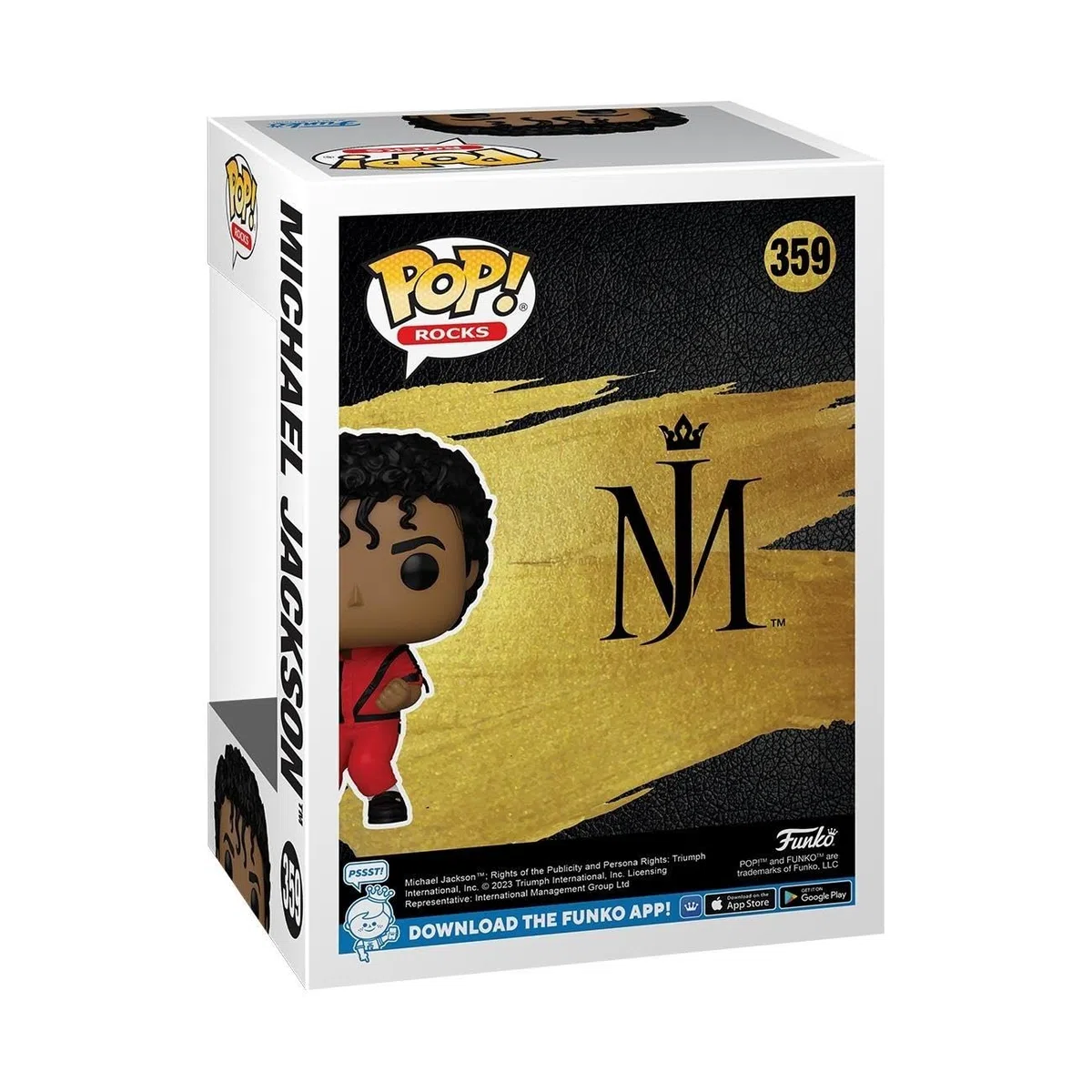 Funko Pop! Rocks: Michael Jackson - (Thriller) - Figura in Vinile da Collezione - Idea Regalo - Merchandising Ufficiale - Giocattoli per Bambini e Adulti - Music Fans - Figura per i Collezionisti