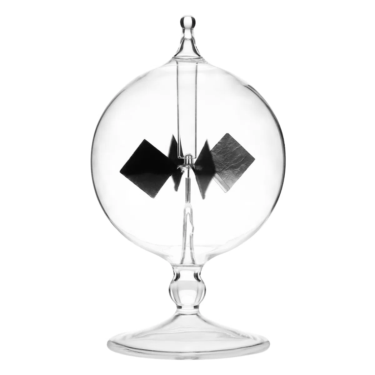 iplusmile Radiometro Crookes Crystal Solare Radiometro Solare o Potenza Mulino a Vento Spinning Vile Mulino a Vento per la Decorazione 'Ufficio