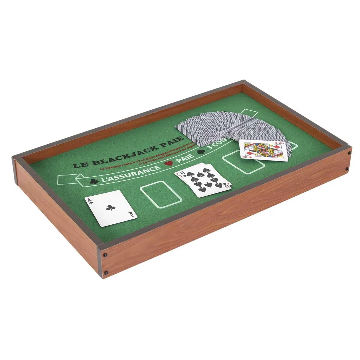 MISTER GADGET, MG3490, Porta Il Casinò a casa Tua con Questo Gioco da Casinò 2 in 1! Bluff, strategia e risate garantite tra Amici e in Famiglia con Questo Gioco di Blackjack e Roulette.