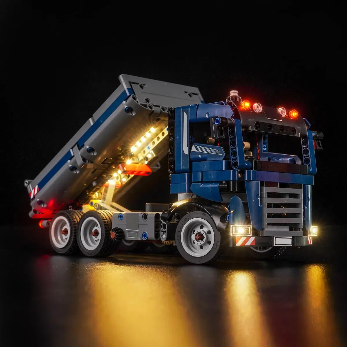 Set di luci a LED compatibile con Lego Tipping Dump Truck 42203 (non un modello), kit di luci decorative compatibile con giocattoli creativi Lego Tipping Dump Truck