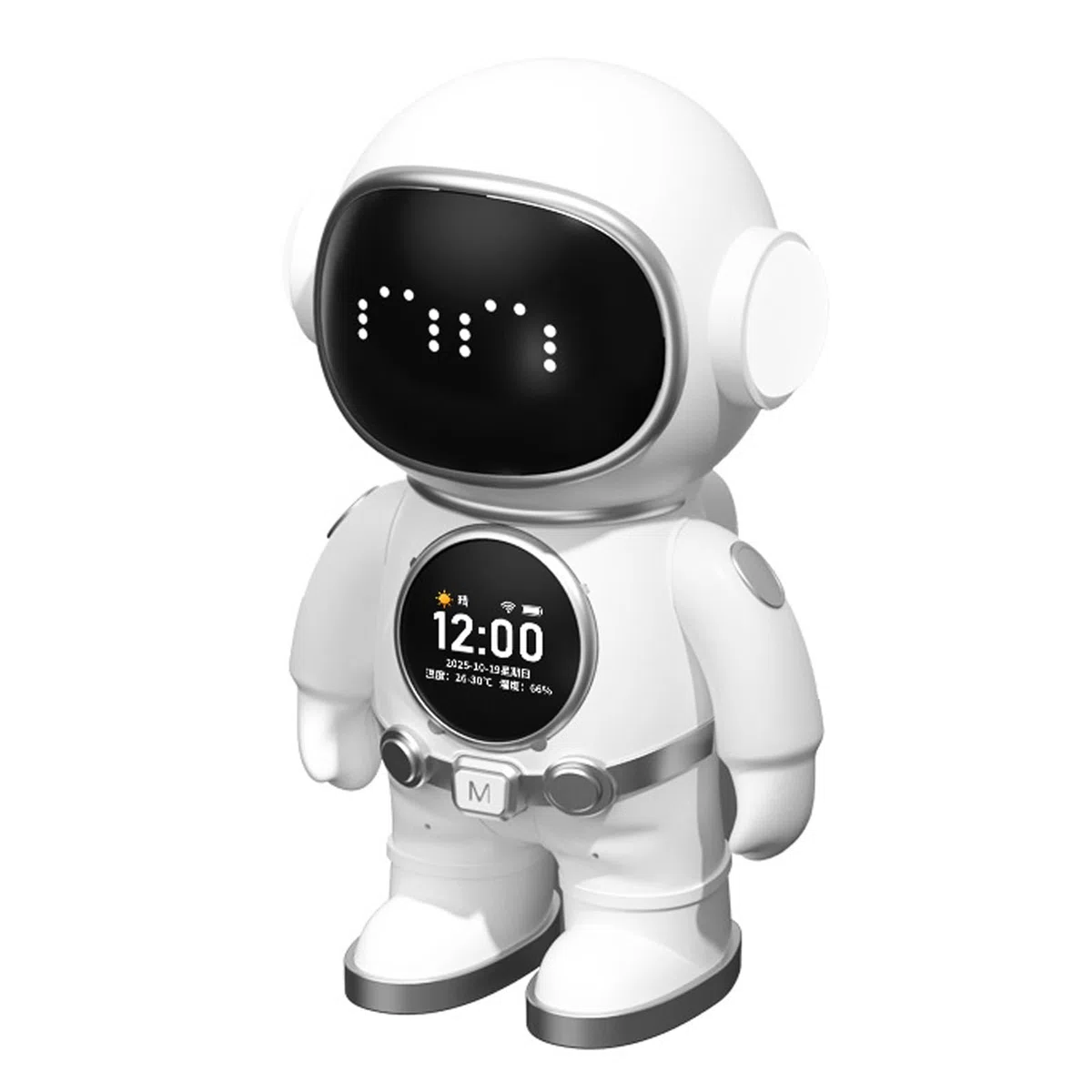VBESTLIFE Robot Intelligente con Intelligenza Artificiale, Compagno Educativo Interattivo con Wi-Fi, Altoparlante Bluetooth, Controllo Tramite App, Espressioni Facciali a LED e Luce Ad