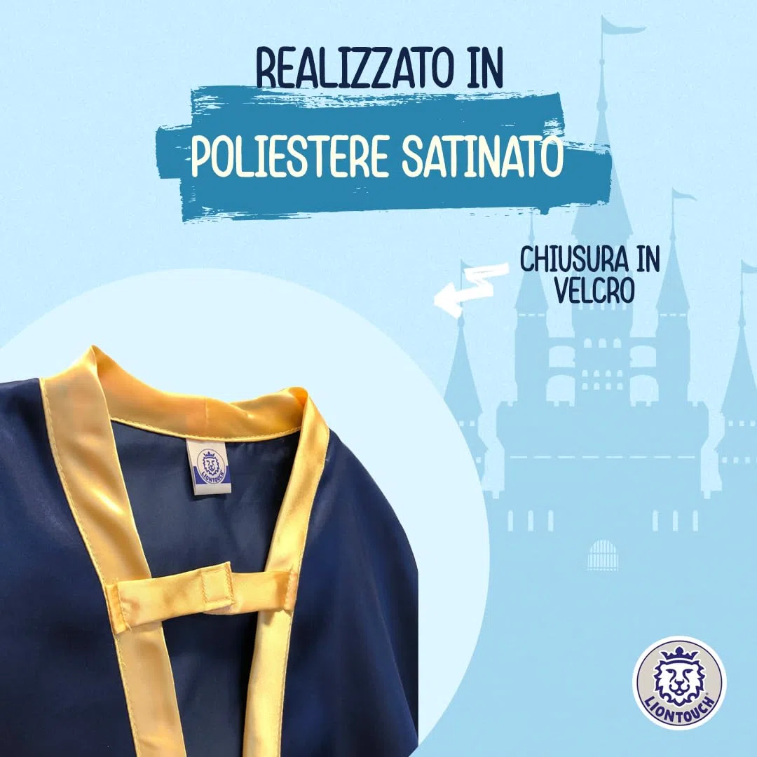 Liontouch Cavaliere Nobile Medievale Raso Giocattolo Mantello Per Bambini | Parte Di Una Linea Di Costumi Per Bambini