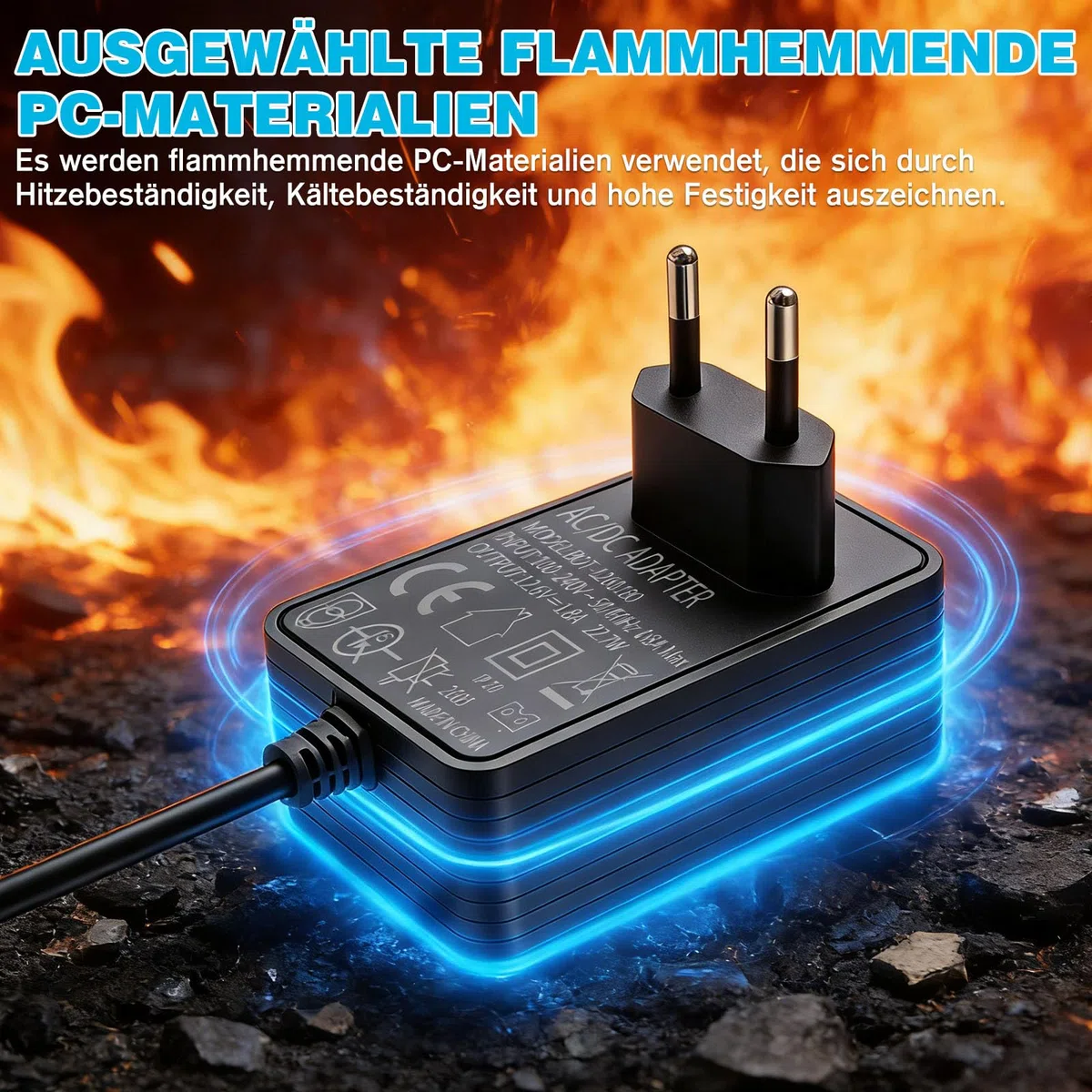 Caricatore per robot da piscina, 12,6 V, per Steinbach, Poolrunner Battery Basic 2.0, alimentatore di rete, corrente costante con luce rotante