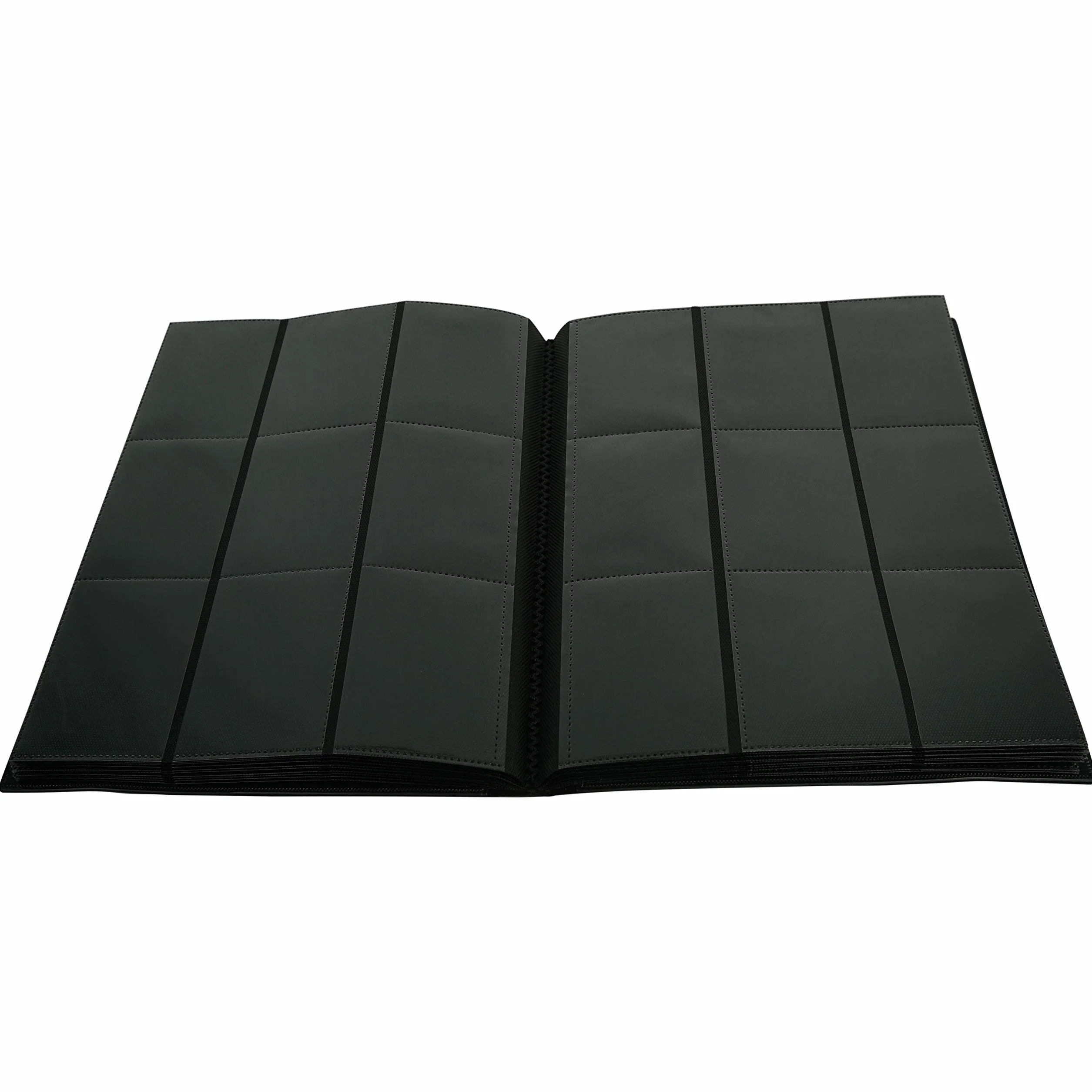 Vault X Raccoglitore per Carte da Collezione a 9 Tasche con Cinturino, 360 Carte, Formato Standard, 20 Pagine a Caricamento Laterale, Raccoglitore per Giochi di Carte Collezionabili, Sport, TCG (Nero)