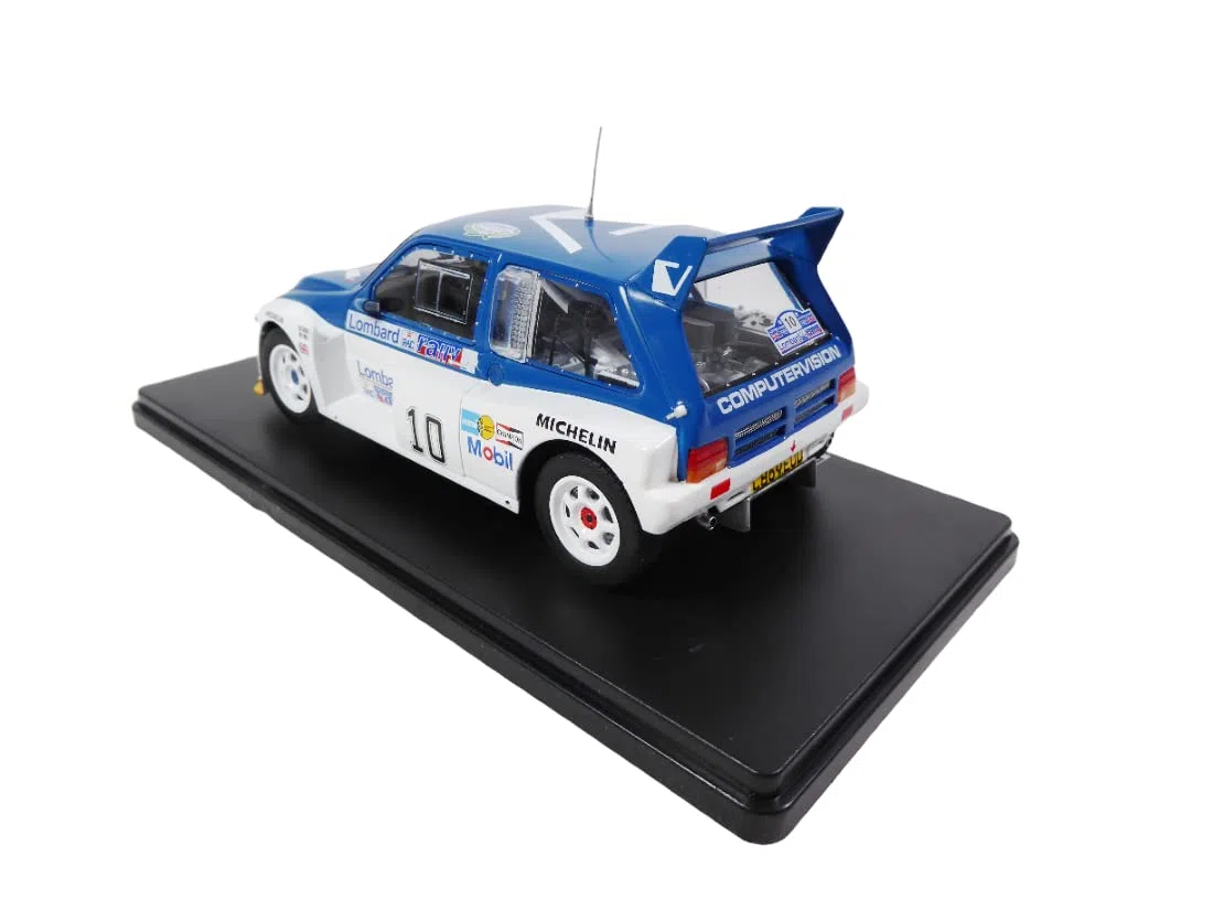 OPO 10 - Auto in Miniatura riprodotta in Scala 1/24 Compatibile per MG Metro 6R4 Pond - RAC Rally GB 1985 - RVQ21