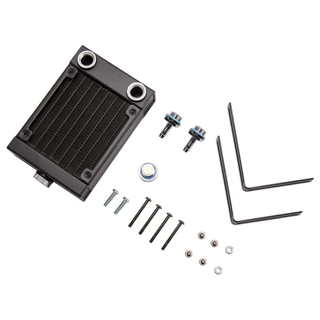 CISON-V8 - Kit modello motore con accessori, motore OHV V8 in metallo 44 CC in scala 1/6, raffreddato ad acqua, kit modello di motore a 4 tempi, modello di esperimento fisico per adulti