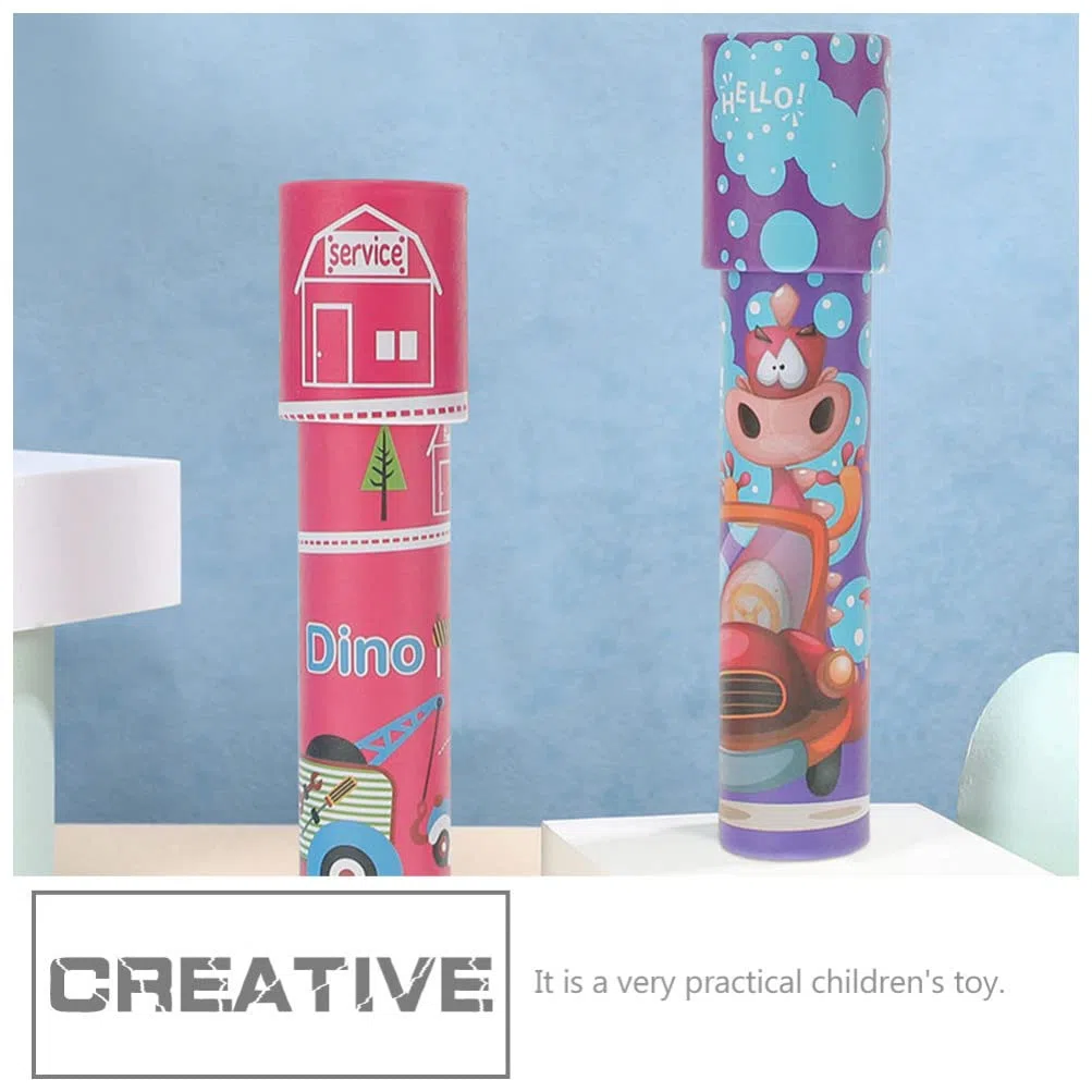 Gadpiparty Caleidoscopio per Bambini di Carta 30 Pezzi Giocattolo Scientifico Educativo per Esplorazione Visiva Regalo Compleanno E Festa Design Casual Dimensioni Compatte 5.91X1.18X1.18In
